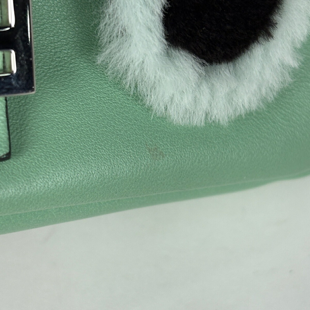 Fendi Baguette Monster Bag Bugs Shoulder Leather Green - Picture 4 of 7